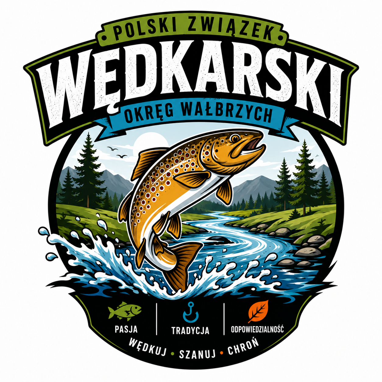 Logo PZW Okręg Wałbrzych