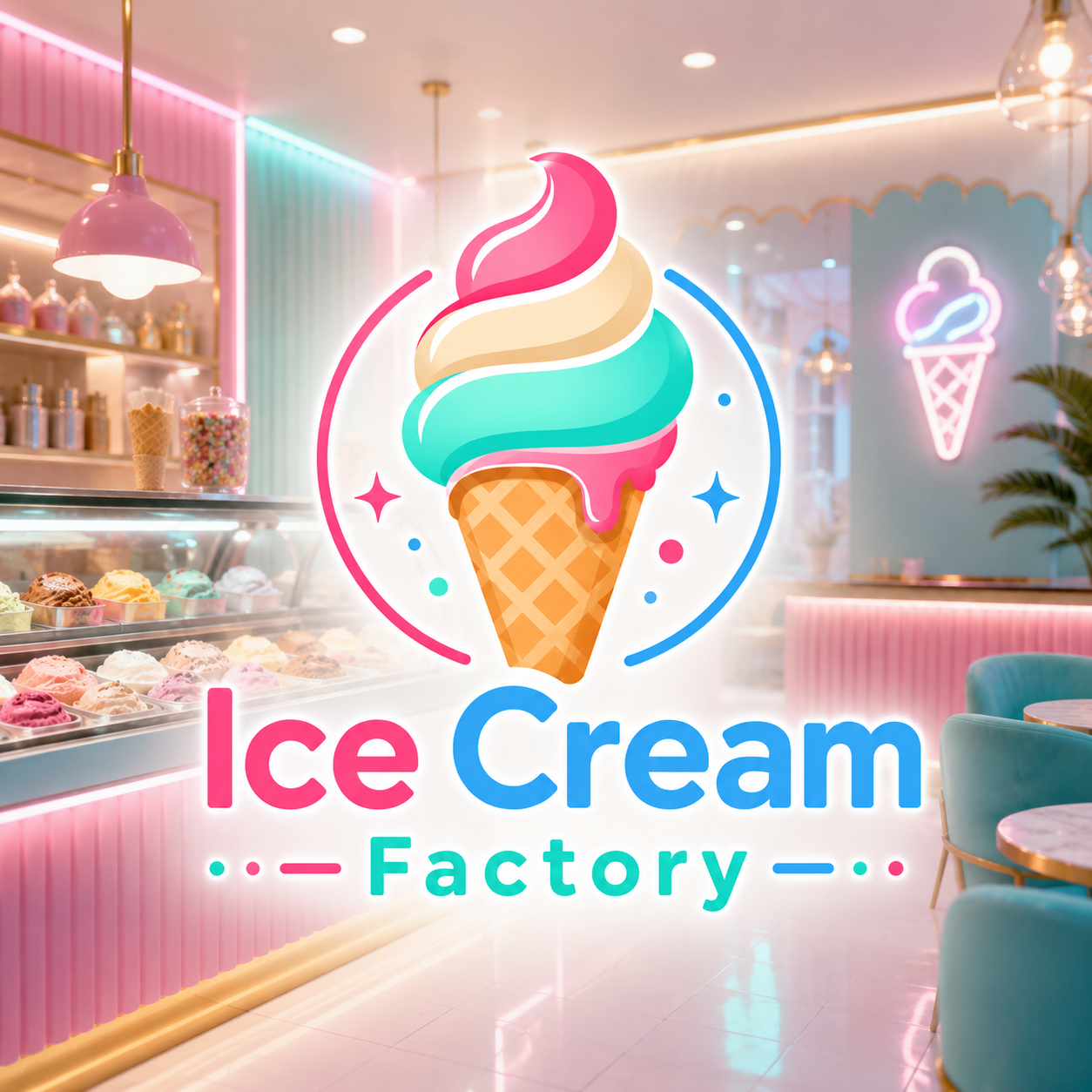 Logo Ice Cream Factory