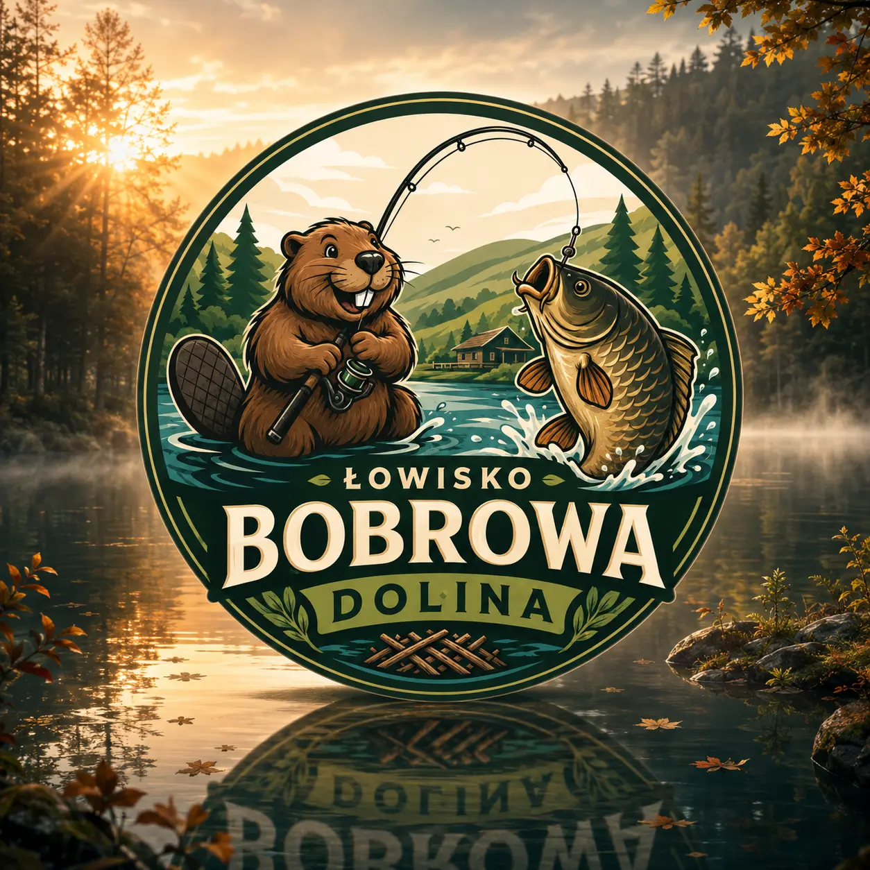 Logo Łowisko Bobrowa Dolina